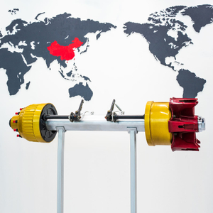 BPW de 16 tonnes allemand de type axe de type pour la remorque semi-camion